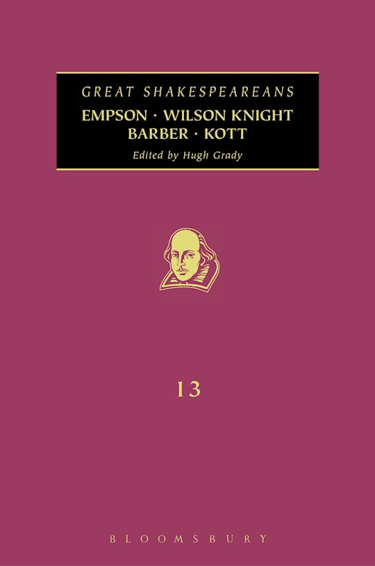 Empson, Wilson Knight, Barber, Kott cover