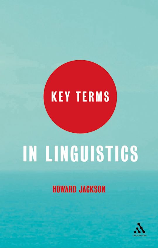 Key Terms in Linguistics cover