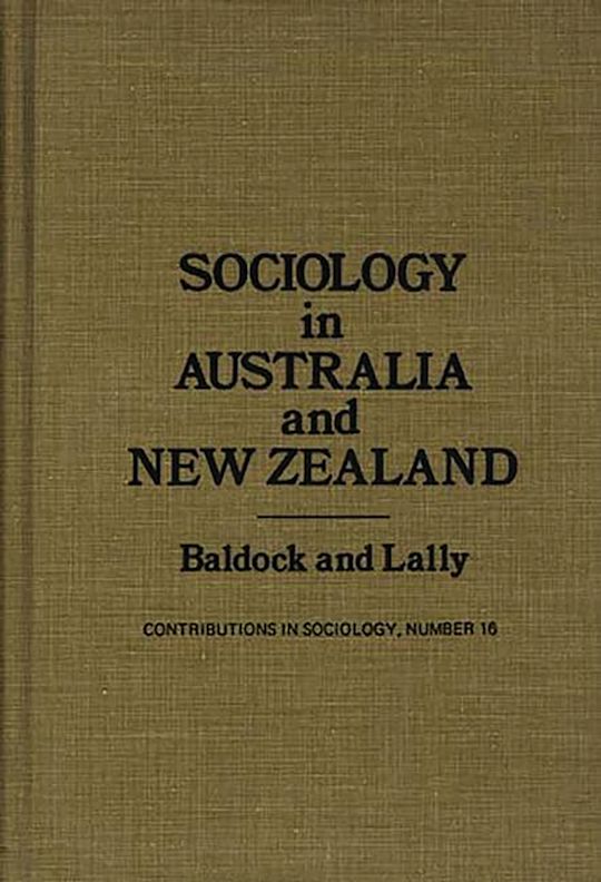 Sociology in Australia and New Zealand cover