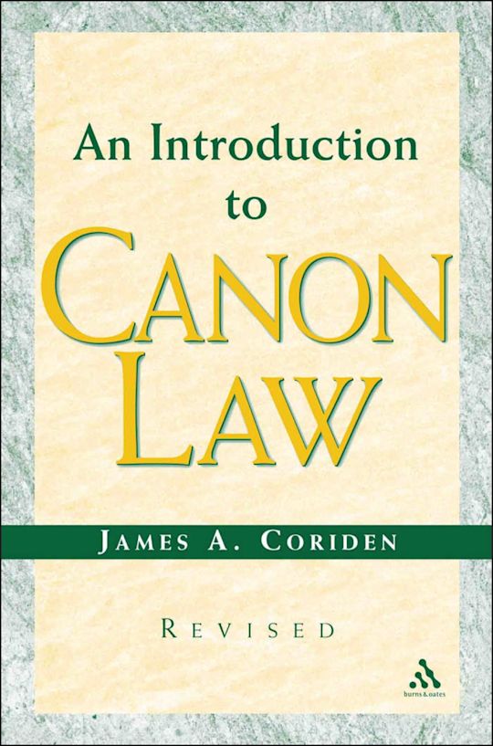An Introduction to Canon Law Revised Edition cover