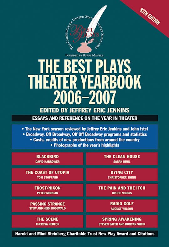 The Best Plays Theater Yearbook 2006-2007 cover