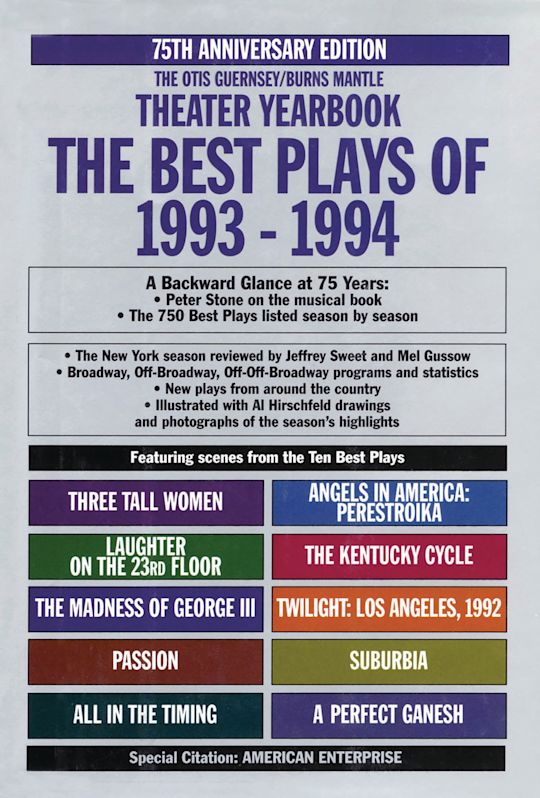 The Best Plays of 1993-1994 cover