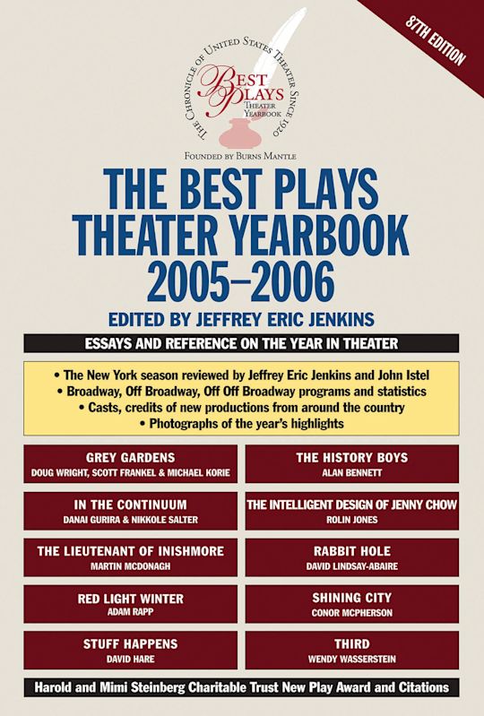 The Best Plays Theater Yearbook 2005-2006 cover