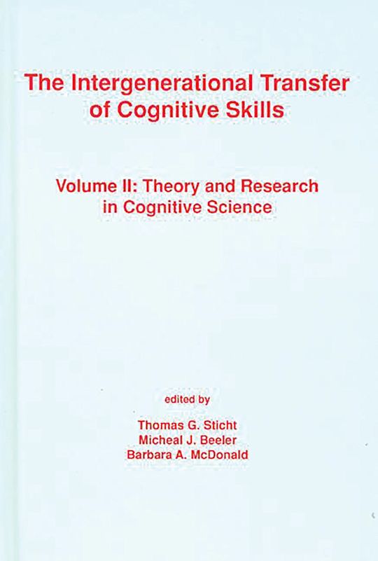 The Intergenerational Transfer of Cognitive Skills cover