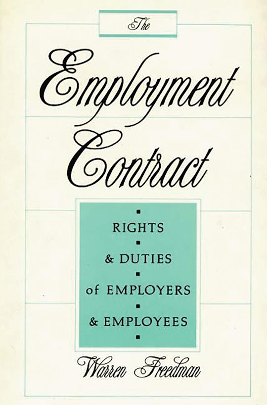 The Employment Contract cover