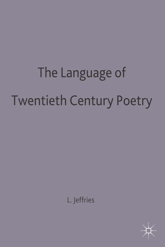 The Language of Twentieth Century Poetry cover
