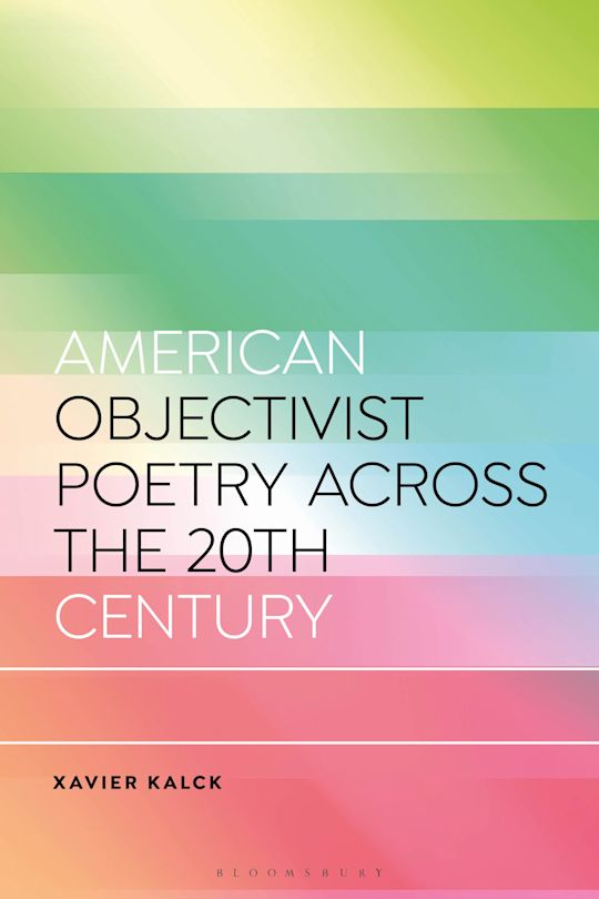 American Objectivist Poetry Across the 20th Century cover