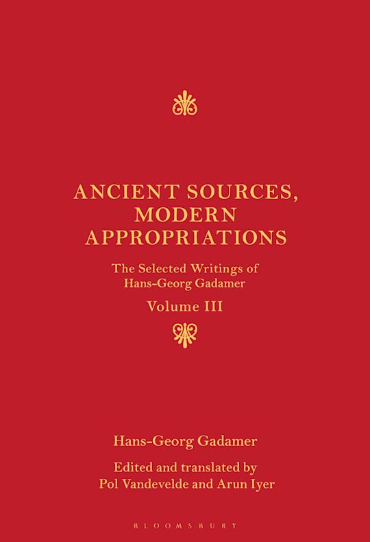 Ancient Sources, Modern Appropriations cover