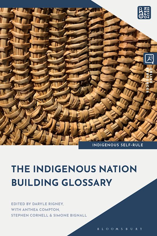 The Indigenous Nation Building Glossary cover
