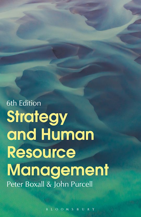 Strategy and Human Resource Management cover