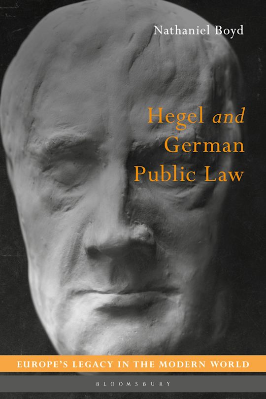 Hegel and German Public Law cover