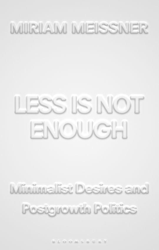 Less Is Not Enough cover
