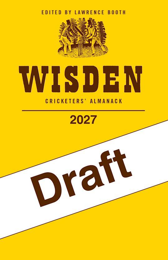 Wisden Cricketers' Almanack 2027 cover