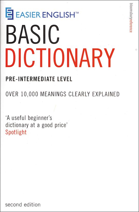 Easier English Basic Dictionary cover