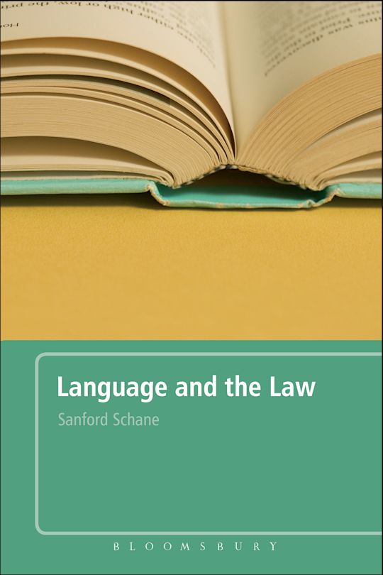 Language and the Law cover