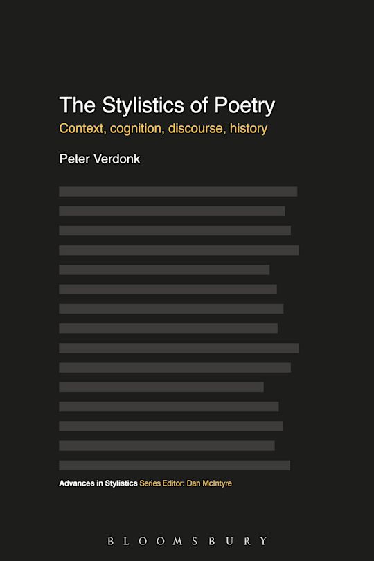 The Stylistics of Poetry cover