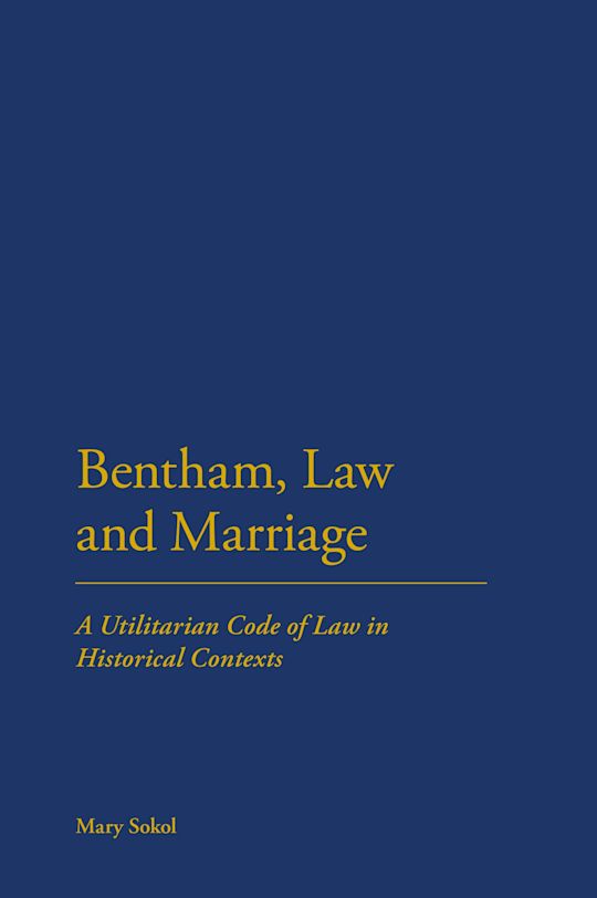Bentham, Law and Marriage cover