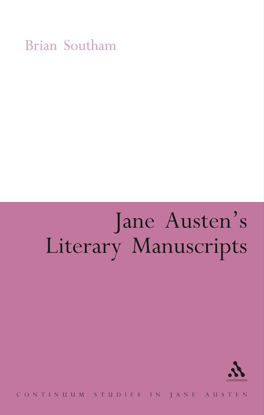 Jane Austen's Literary Manuscripts cover