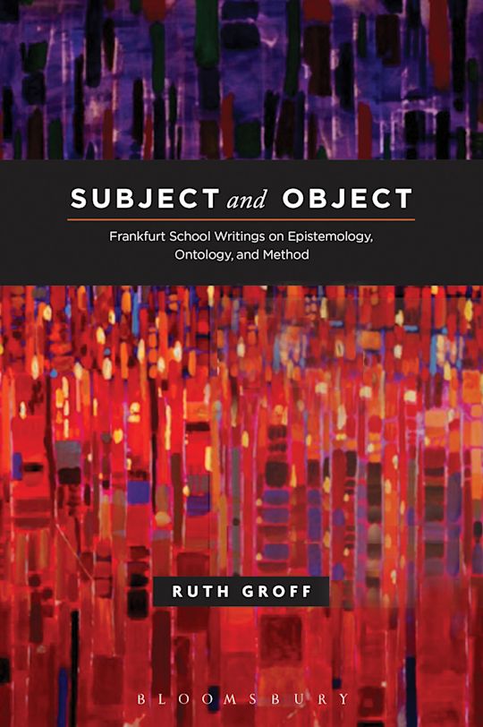 Subject and Object cover