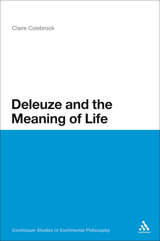 Deleuze and the Meaning of Life cover