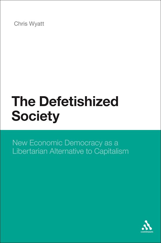 The Defetishized Society cover