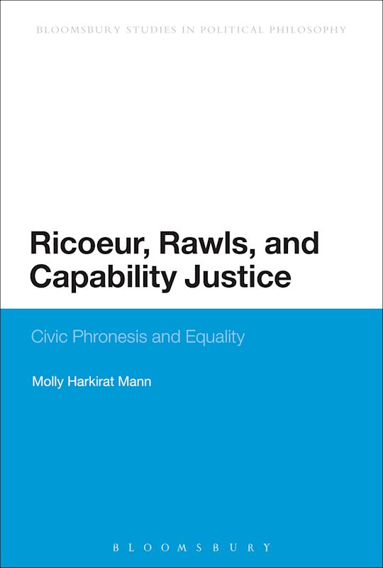 Ricoeur, Rawls, and Capability Justice cover