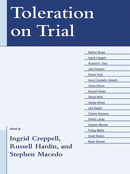 Toleration on Trial cover