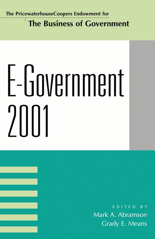E-Government 2001 cover