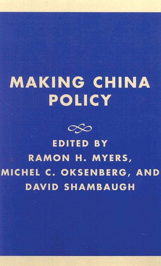 Making China Policy cover