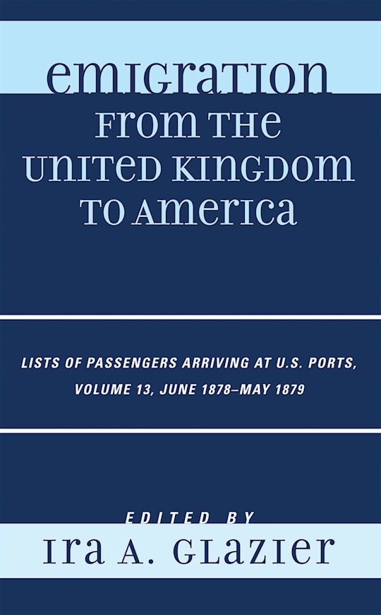 Emigration from the United Kingdom to America cover