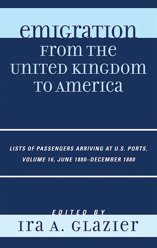 Emigration from the United Kingdom to America cover