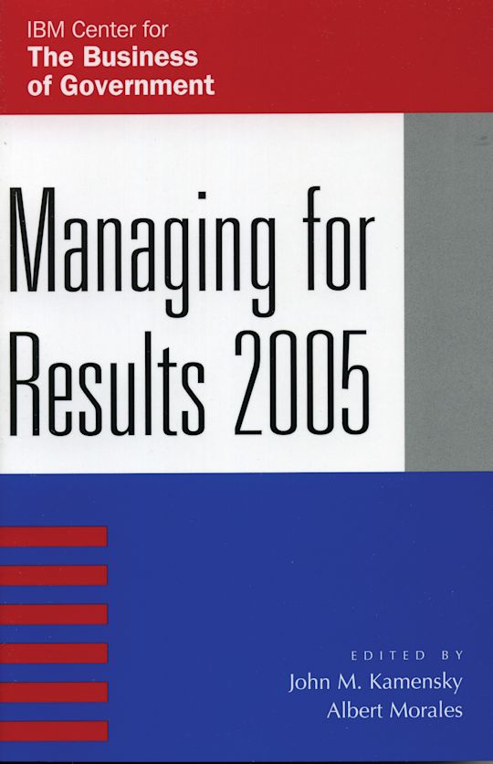 Managing for Results 2005 cover