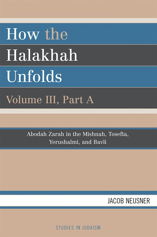 How the Halakhah Unfolds cover