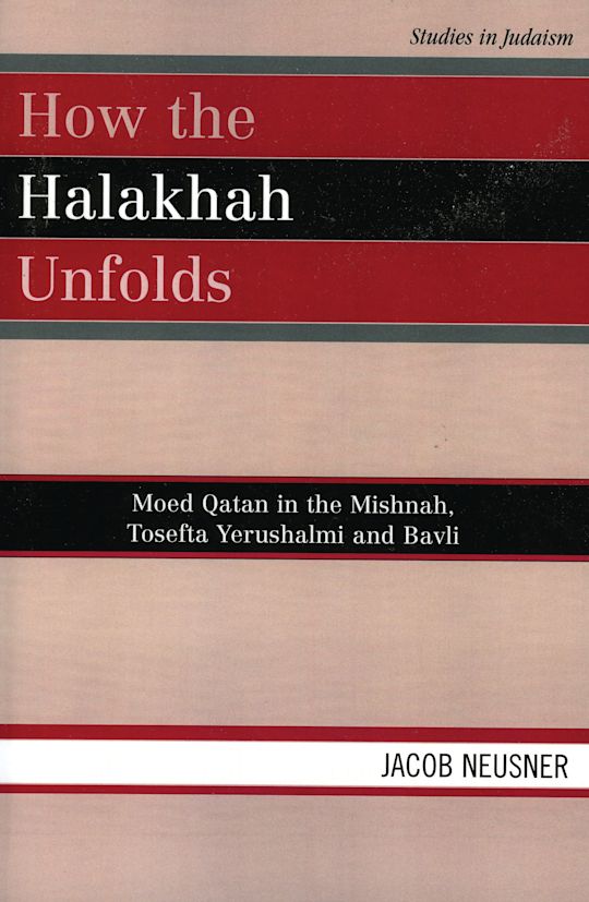 How the Halakhah Unfolds cover