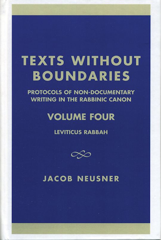 Texts Without Boundaries: Protocols of Non-Documentary Writing in the Rabbinic Canon cover