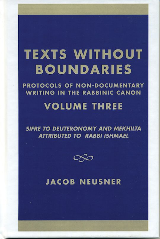 Texts Without Boundaries: Protocols of Non-Documentary Writing in the Rabbinic Canon cover