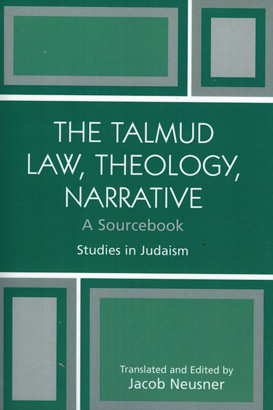 The Talmud Law, Theology, Narrative cover
