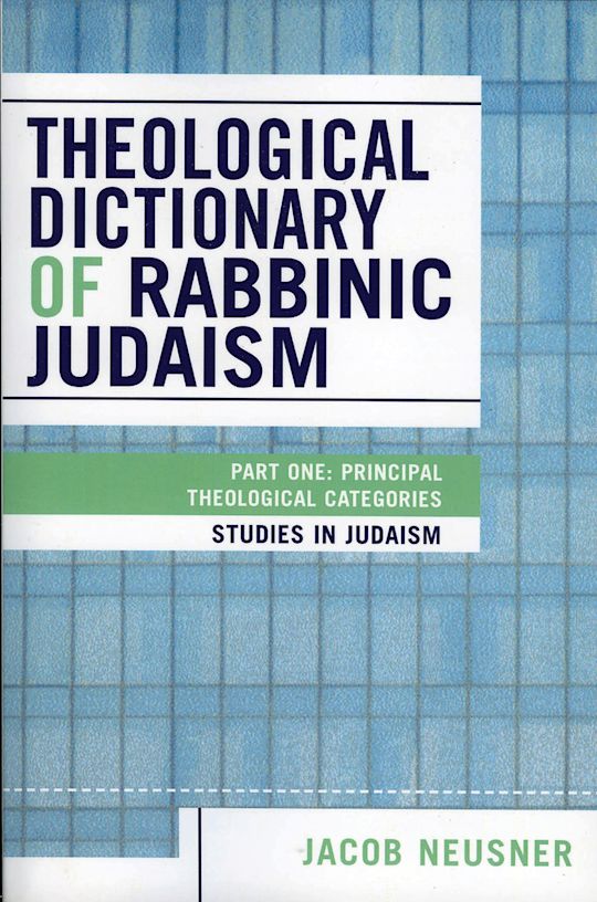 Theological Dictionary of Rabbinic Judaism cover