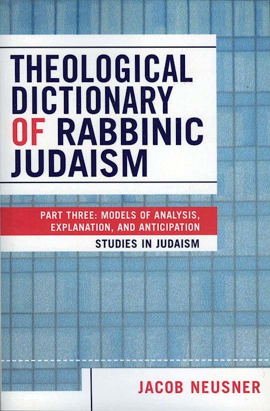Theological Dictionary of Rabbinic Judaism cover