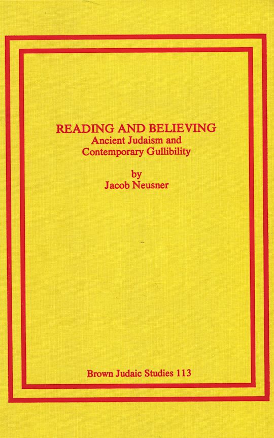 Reading and Believing cover