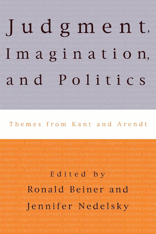 Judgment, Imagination, and Politics cover