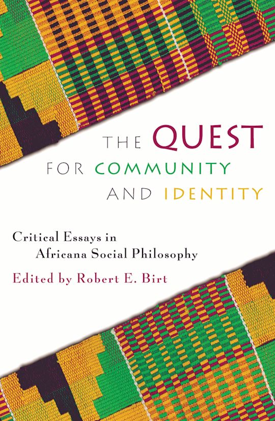 The Quest for Community and Identity cover
