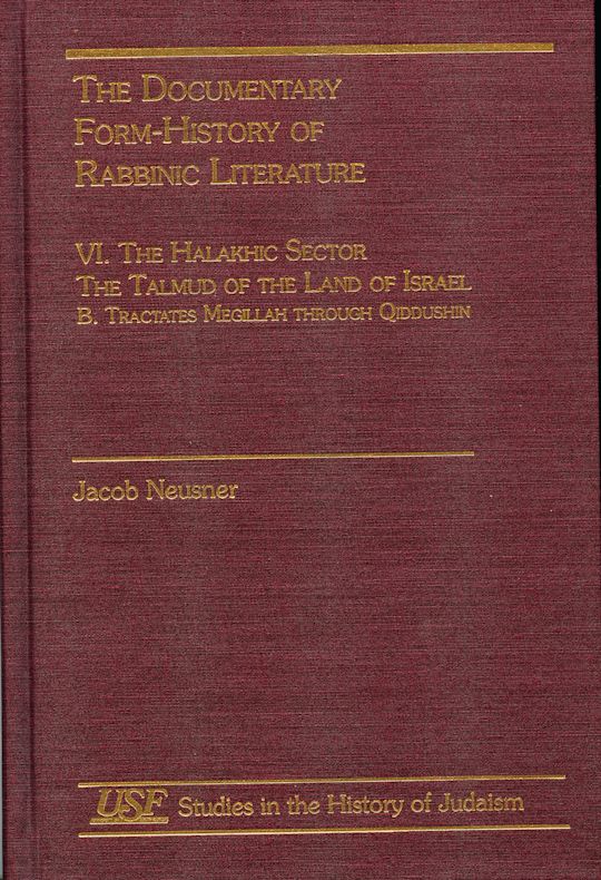 The Documentary Form-History of Rabbinic Literature cover