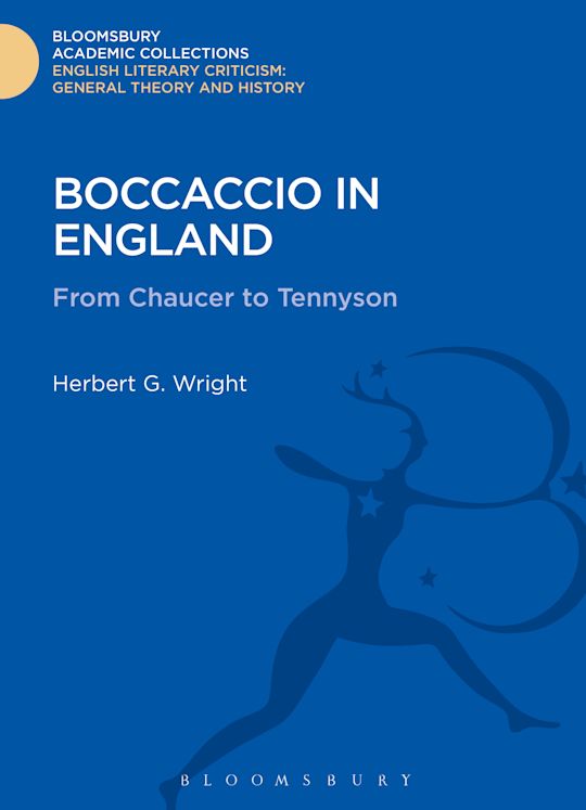 Boccaccio in England cover
