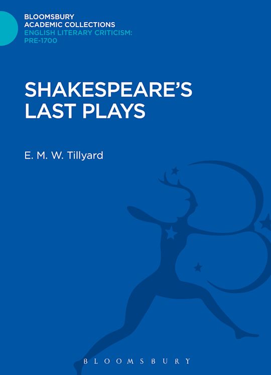 Shakespeare's Last Plays cover