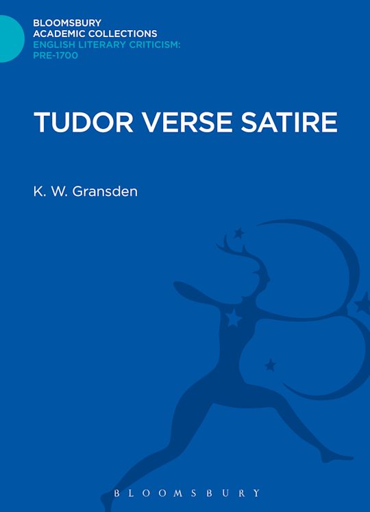 Tudor Verse Satire cover