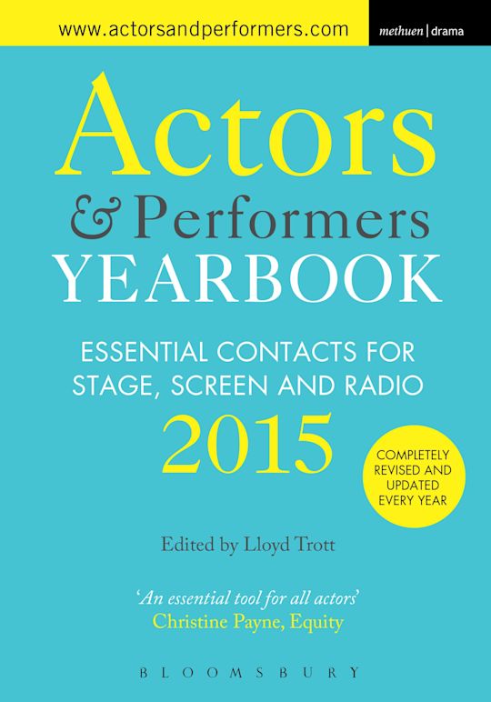 Actors and Performers Yearbook 2015 cover