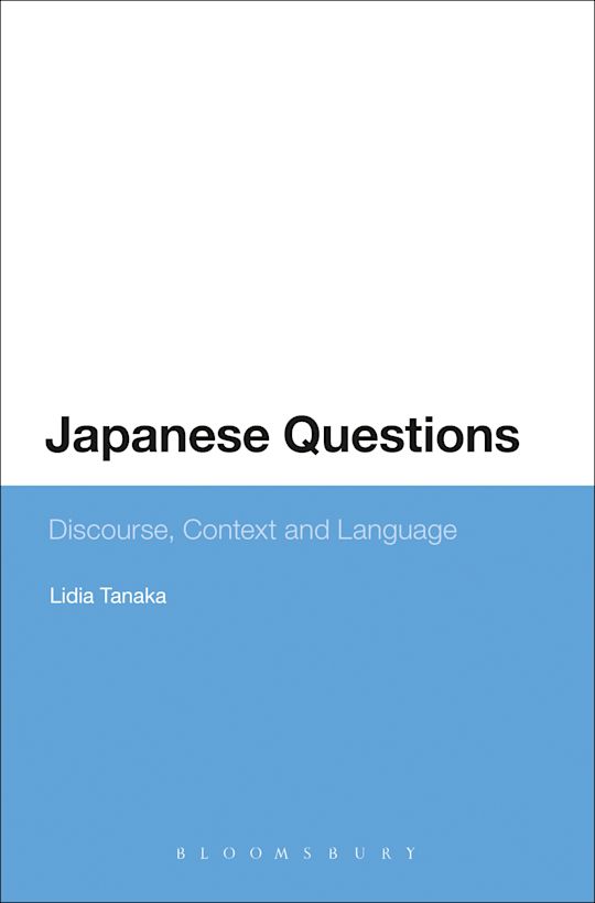 Japanese Questions: Discourse, Context and Language cover