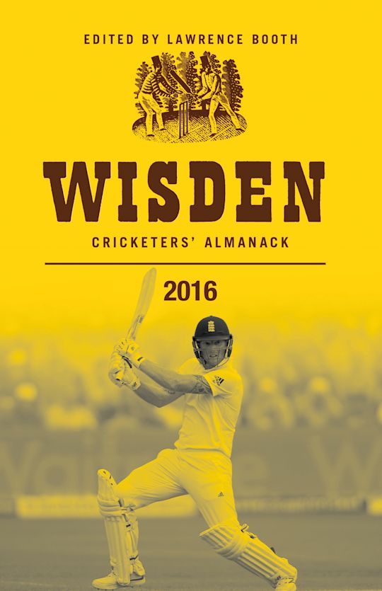 Wisden Cricketers’ Almanack 2016 cover