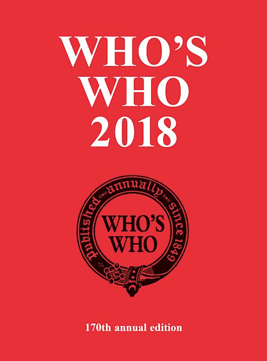 Who's Who 2018 cover